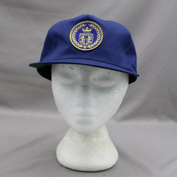Vintage Patched Hat - Komatsu Official Logo - Adult Zipback - Picture 1 of 7
